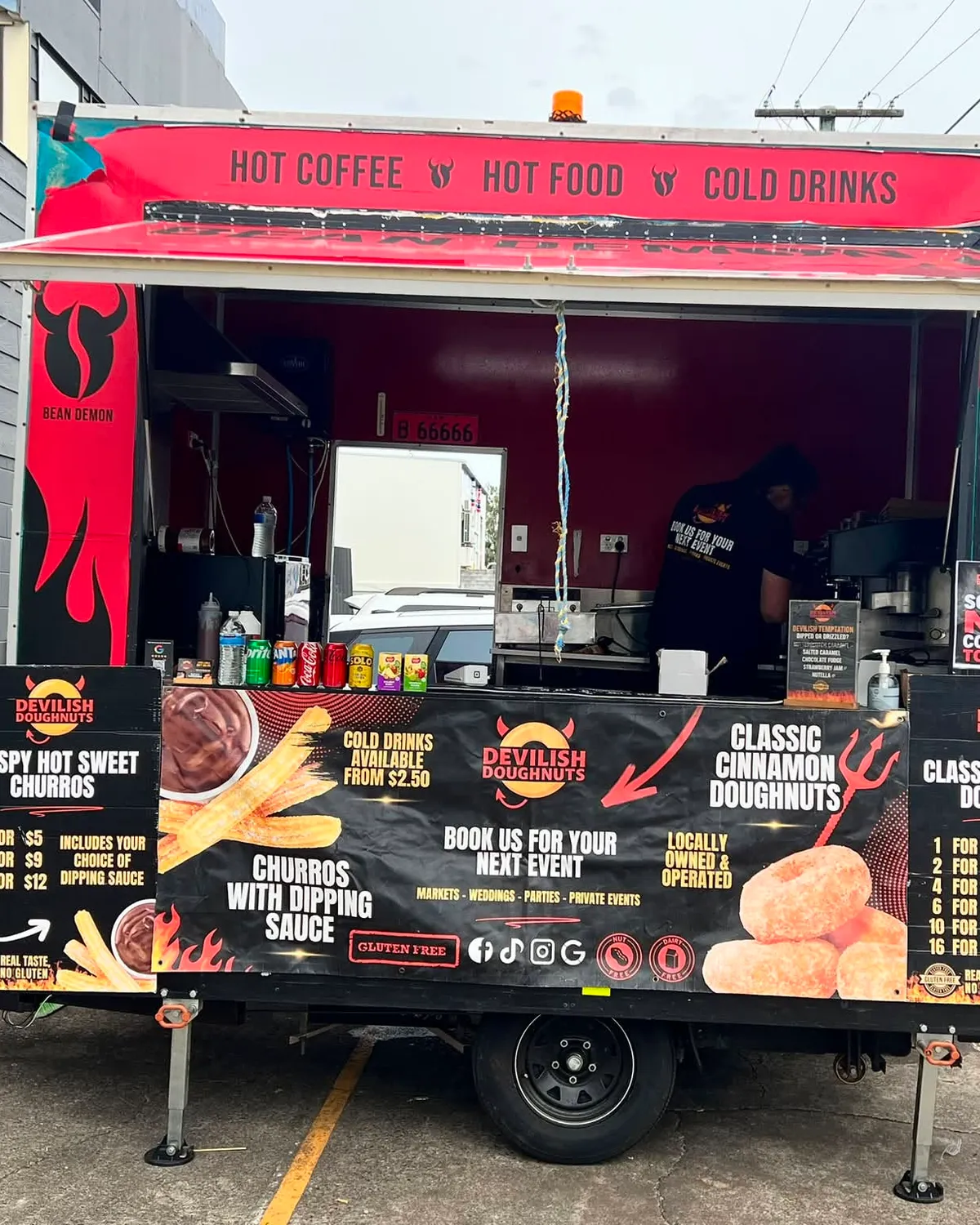 The red Devilish Doughnuts trailer